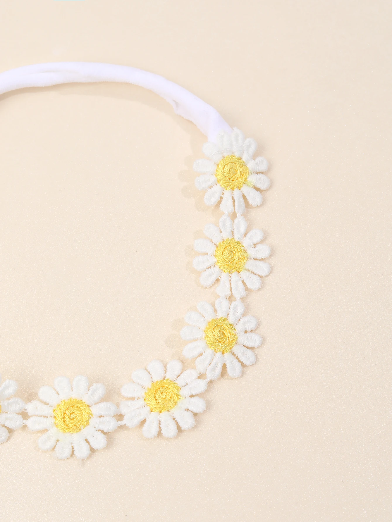 1pc Daisy Headband for Baby Elegant Flower Elastic Hairband Spring Girls Hair Band Kids Baby Hair Accessories Headbands