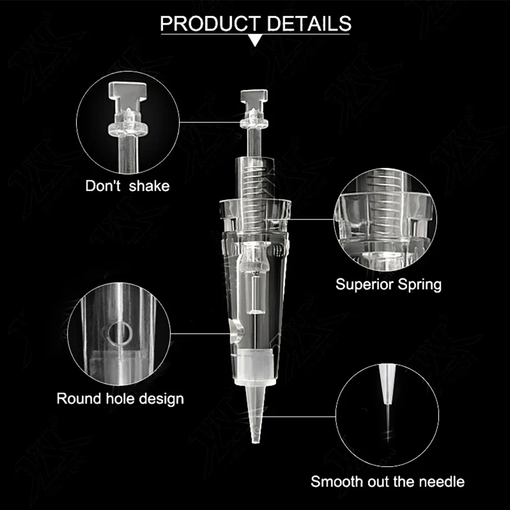 Bayonet Cartridge Needles for Microblading Permanent Tattoo Machine 1P 3P 3FP 5P 5FP 7P 7FP Disposable Tattoo Eyebrow Needles