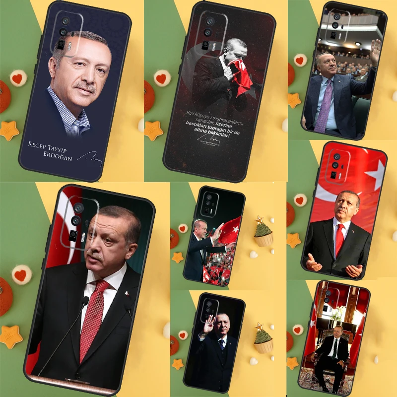 President Turkey Recep Tayyip Erdogan Case For Xiaomi 13T 11T 12T Pro 12 Lite 13 14 Ultra POCO F6 F5 M6 X3 X5 X6 Pro M5s Cover