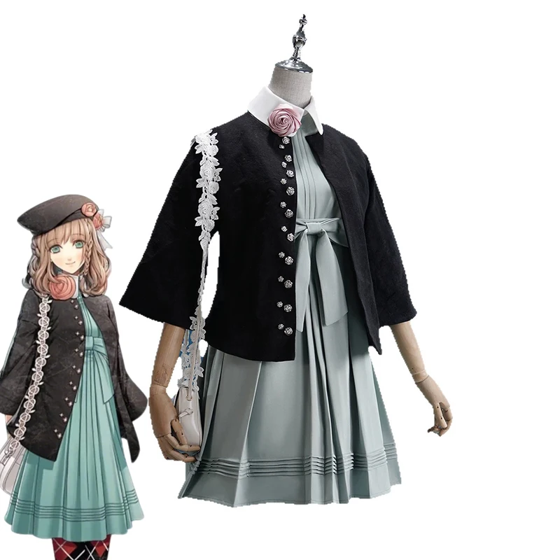 

Anime Amnesia Heroine Cosplay Costume Women Dress Coat Full Set Casual Uniform Carnival Clothes