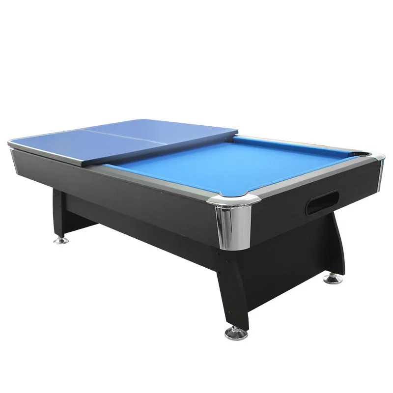 

Billiards table Ping-pong table 2-in-1 Standard American household 8-foot pool table, indoor black eight snooker ball