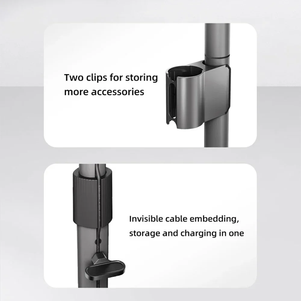 ชั้นเก็บสุญญากาศทำจากอลูมิเนียมที่มีเสถียรภาพสำหรับ Dyson V7 V8 V15 V11และ V10 V12Silm