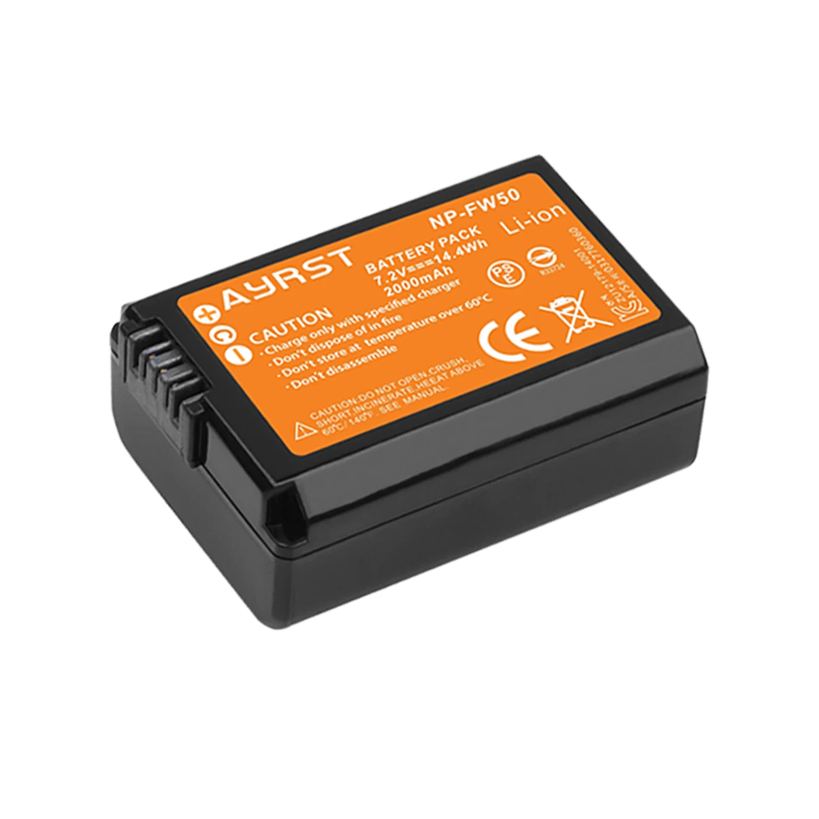 NP-FW50 Replacement Battery+2 Channel Charger for Sony ZV-E10, Alpha A6400 A6000 A6300 A6500 A5100 A7 A7II A7RII A7SII A7S