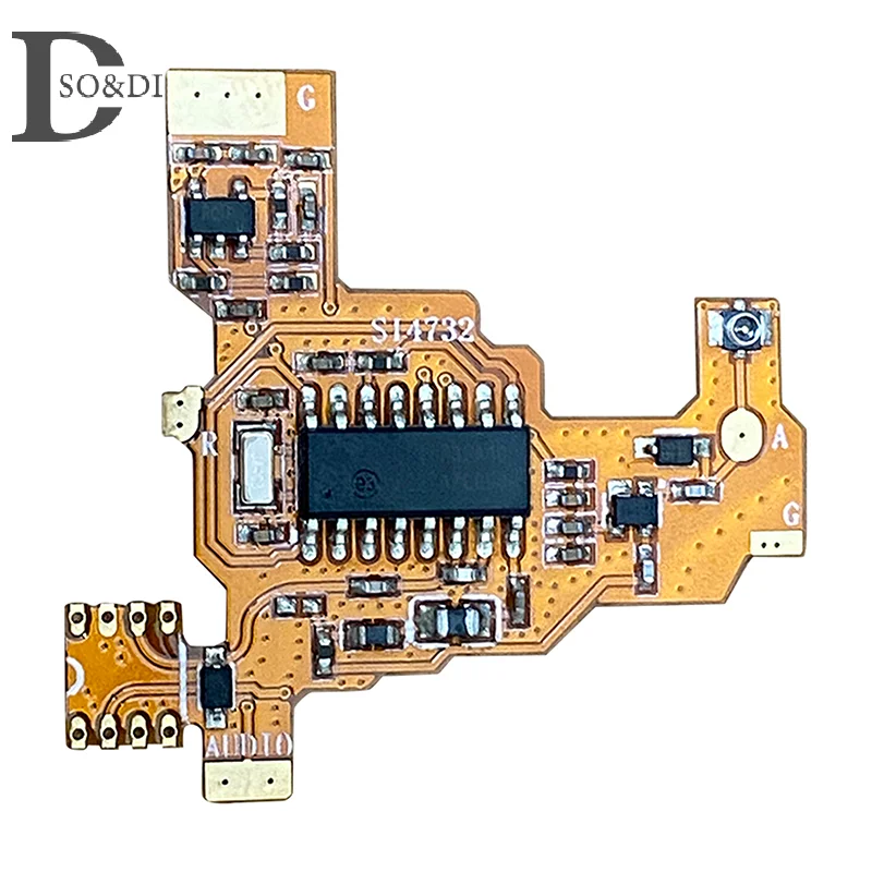 Módulo de modificación de componentes de Chip y oscilador de cristal SI4732 para Uvk5/k6 PLUS versión FPC para accesorios Quansheng UV-K5