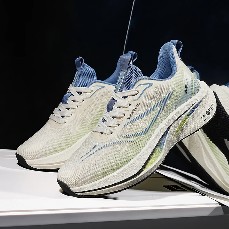 

Мужская весенняя новая повседневная универсальная молодежная легкая спортивная обувь для бега с амортизирующей тканой сеткой, дышащая обувь для папы