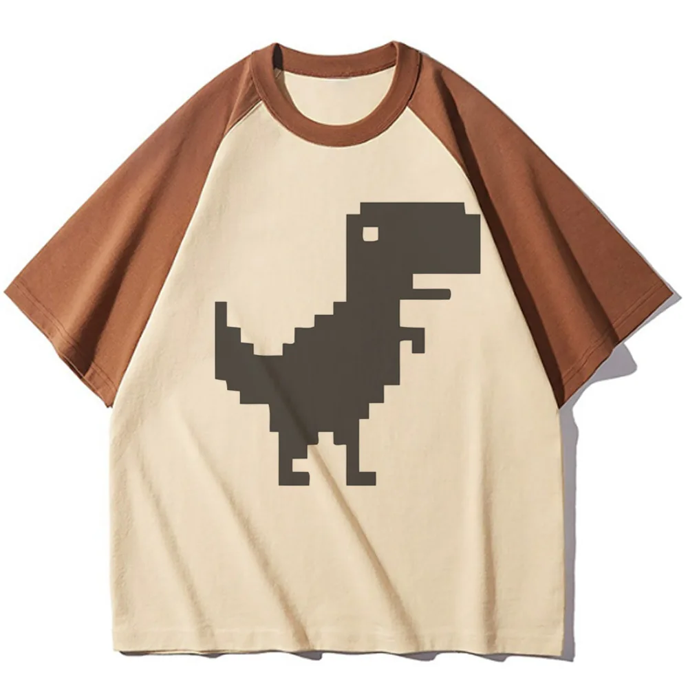 Dinosaur Tee women designer youthful modern style Tee female anime manga comic clothes