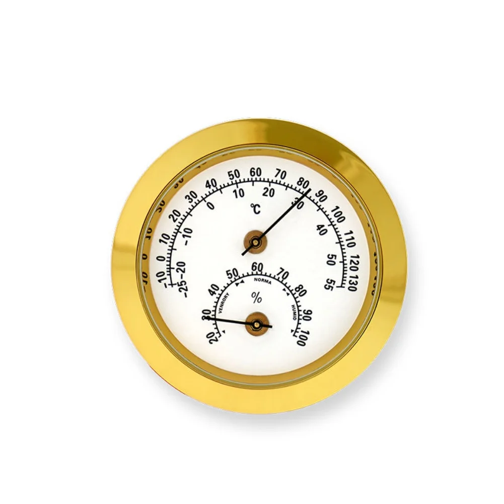 Mechanical Battery Outdoor Thermohygrometer for Monitoring Humidity and Temperature in Humidifiers and Wardrobes