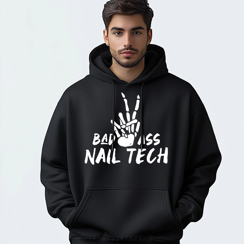 Nail Tech Bad Ass Nail Tech Brand Clothing Woman Autumn Cheap Punk Style Christmas Sweater Pullover