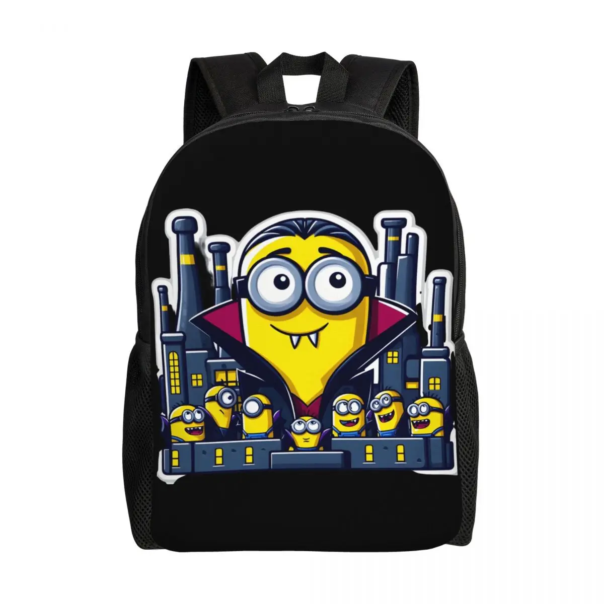 Custom Minions Factory Cartoon Backpacks Women Men Casual Bookbag for College School Bags