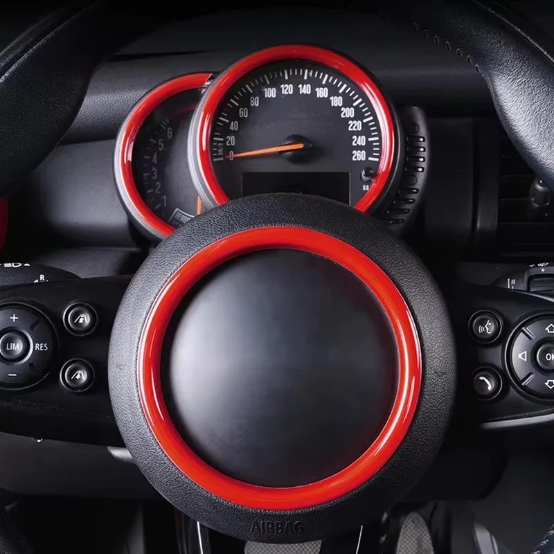 Car Steering Wheel Tachometer Decorative Sticker For MINI COOPER ONE F54 F55 F56 F57 F60 Car Accessories Interior Modification