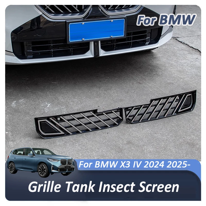 

For BMW X3 IV 2024 2025 2026 Durable Grille Tank Insect Screen Mesh Cover Fit Water Tank Bug Net Dust net for Outdoor Protection