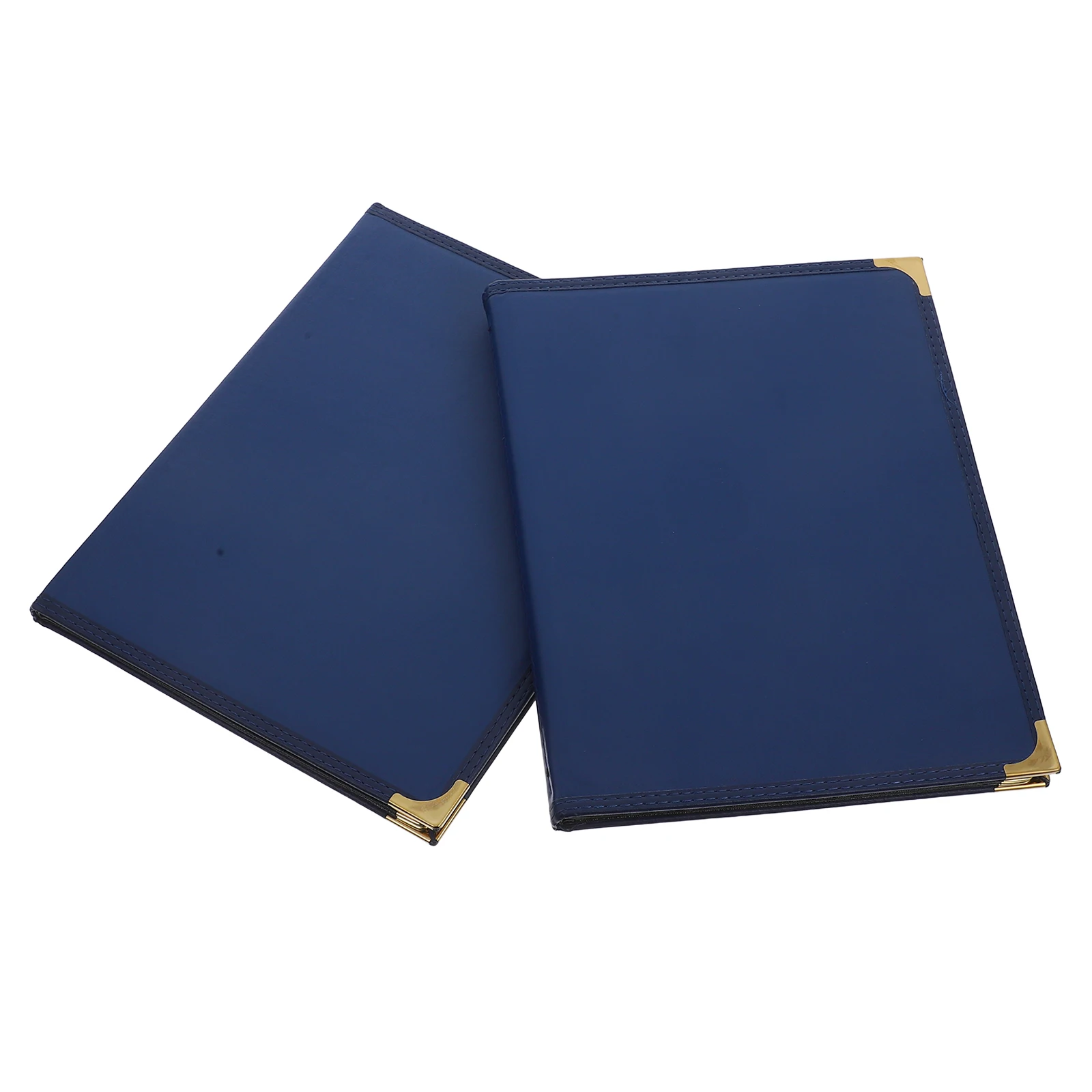 

2pcs Clear Pvc Menu Covers Transparent Restaurant Menu Holders For Cafe Bar Diner Food List Protector Reusable Easy Clean