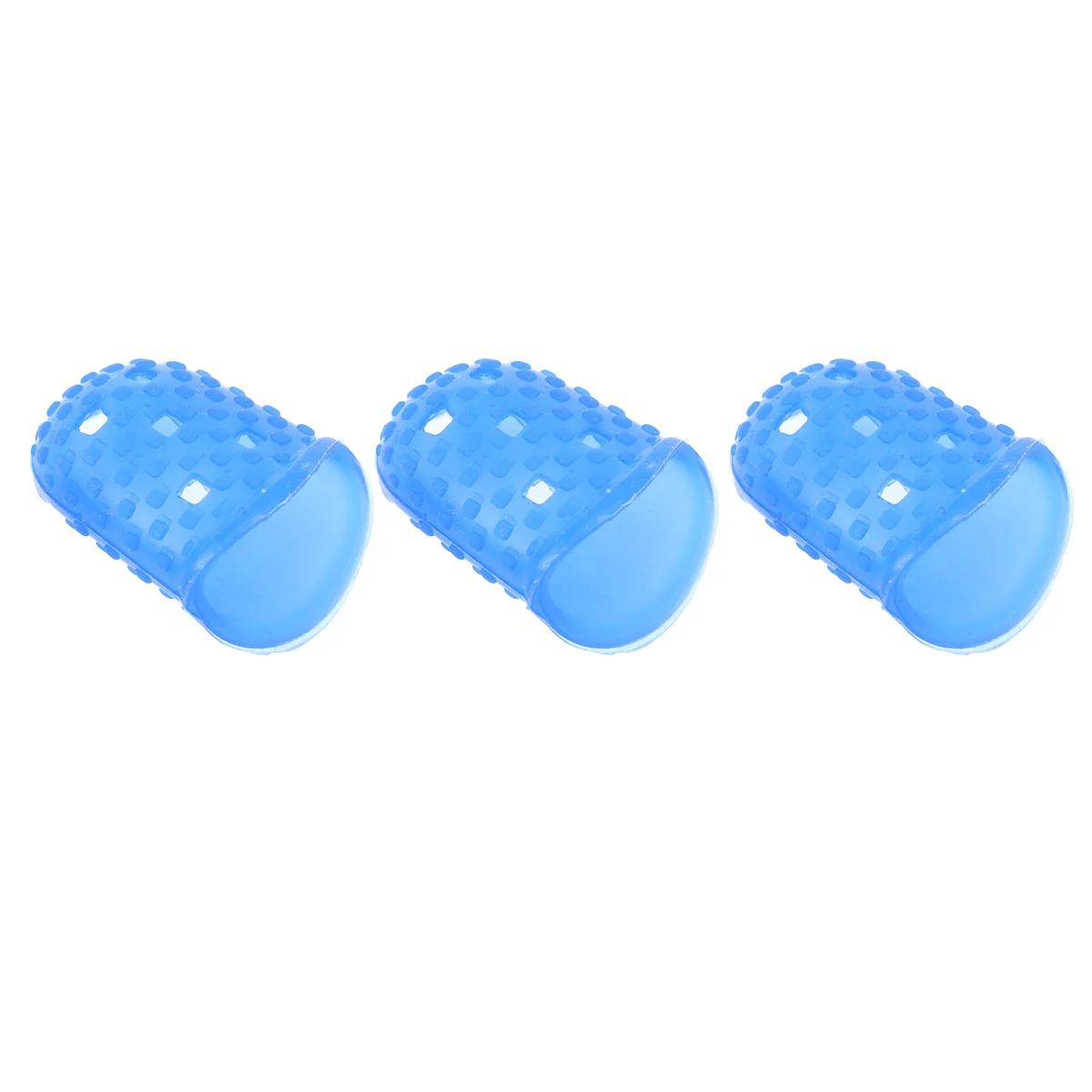 3 Pcs Washable Finger Covers Tips Protection Fingertip Grips Thimble Guitar Protector Anti-scalding Flexible