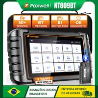 FOXWELL NT809BT Bidirectional Scan Tool All System Scanner for Cars with 30 Maintenances Wireless Code Reader Diagnostic Tools