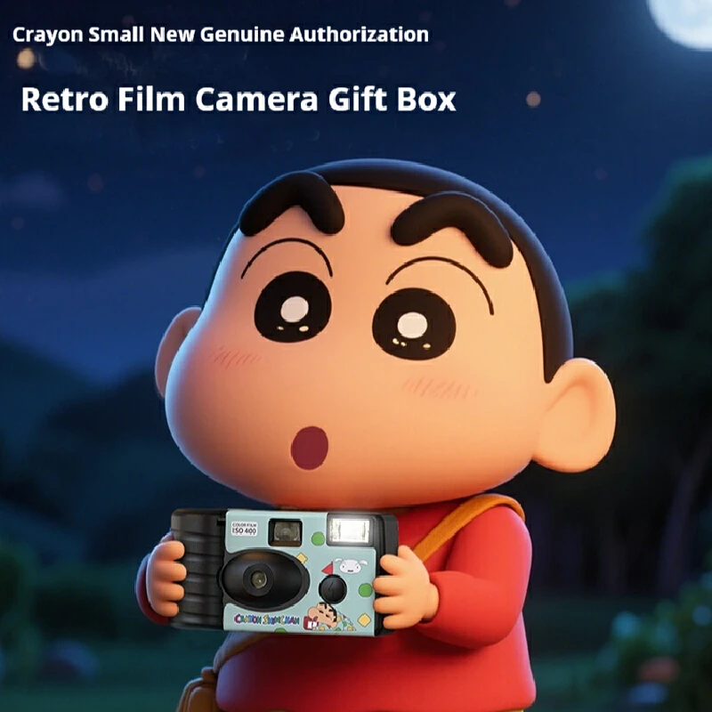 

Genuine Crayon Shin-Chan Disposable Camera Film Roll Camera Series Birthday Gift For Girls Anime Retro Film Camera Ornaments Toy