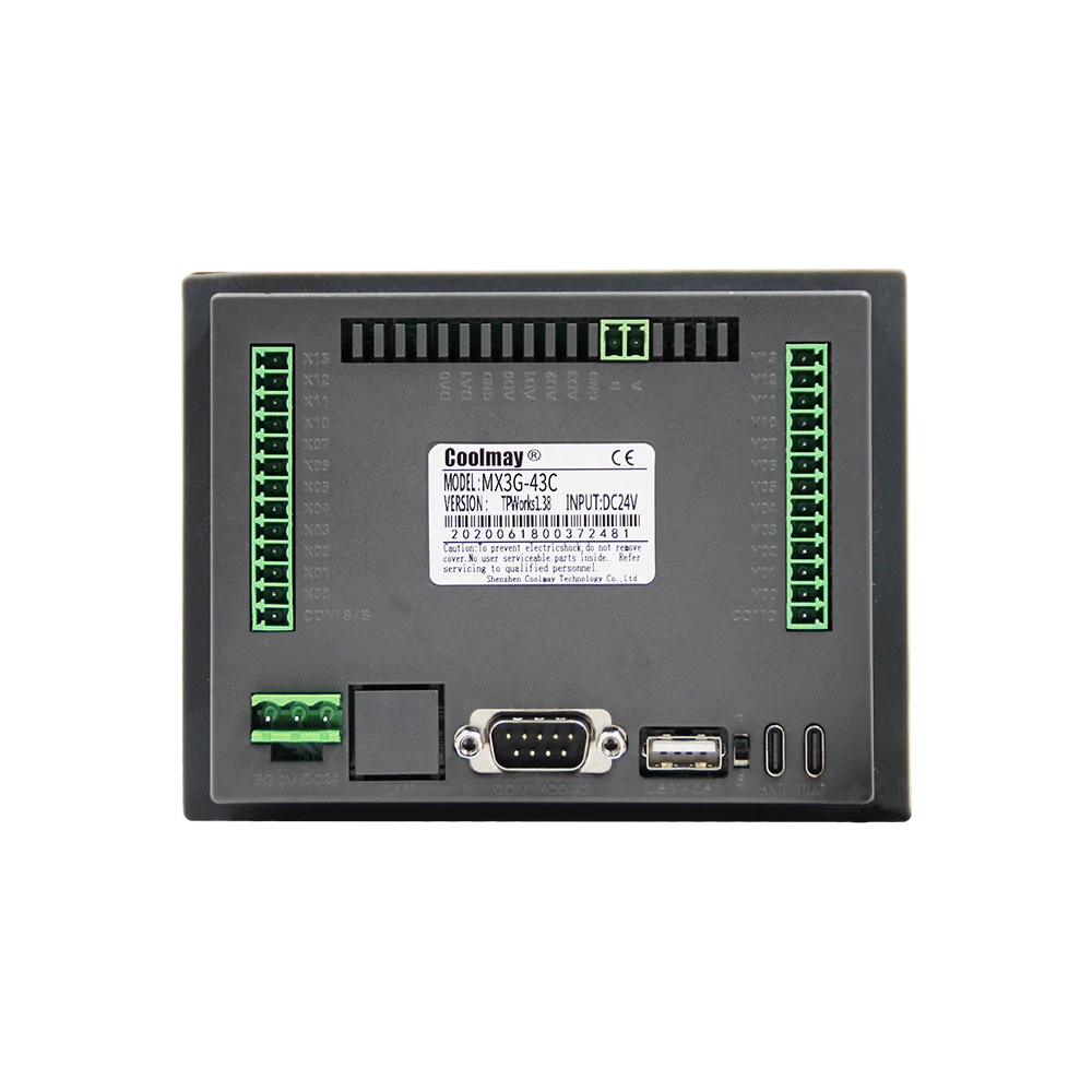 

Economical MX3G Series HMI PLC All In One MX3G-43C-22MT Built With 5AD2DA Support Modbus RTU