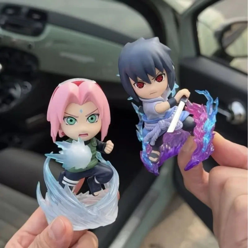 

Genuine Naruto anime creative ultimate battle series Naruto Sasuke Kakashi Haruno Sakura blind box figure desktop ornament gift