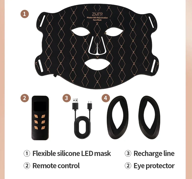 Silicone LED face mask (listing 1472), view 6
