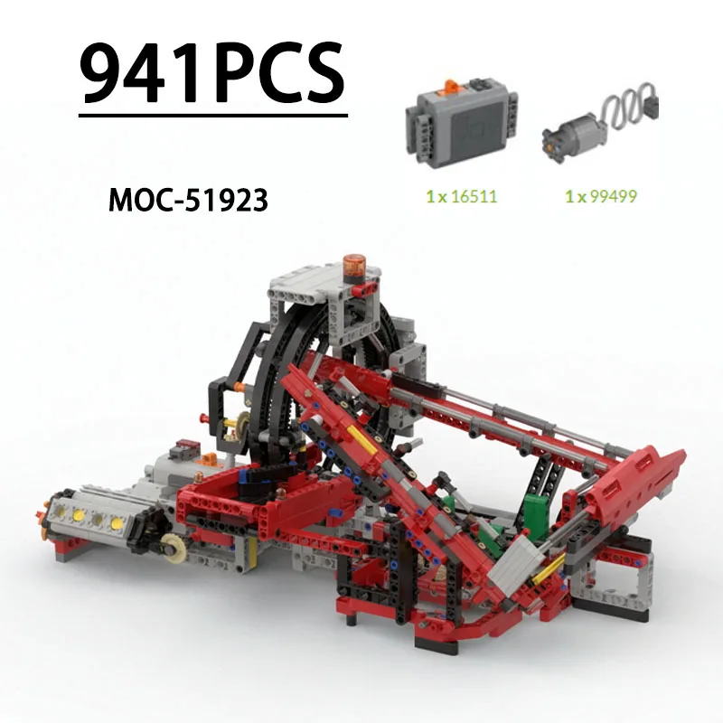 MOC-51923 Building Blocks 42082 GBC - Ball Hoist Service Catch Basket Splicing Model 941PCS Birthday Toy Christmas New Year Gift