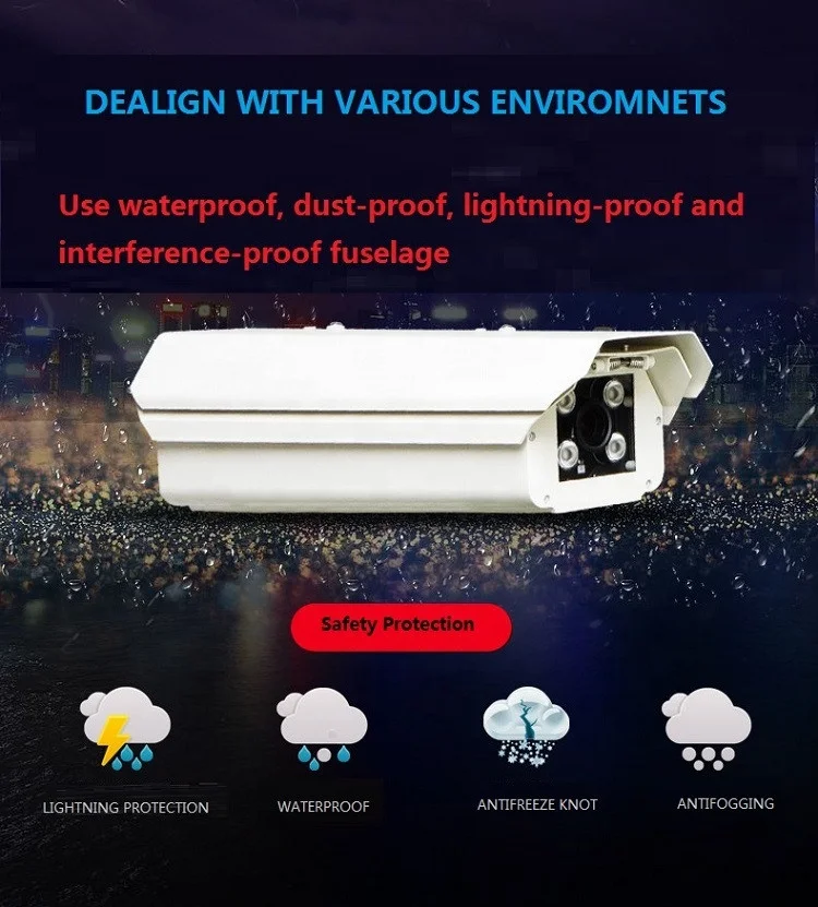 Support 125 Countries Plate Car Access Hardware-based Vehicle ANPR License Plate Recognition LPR IP System