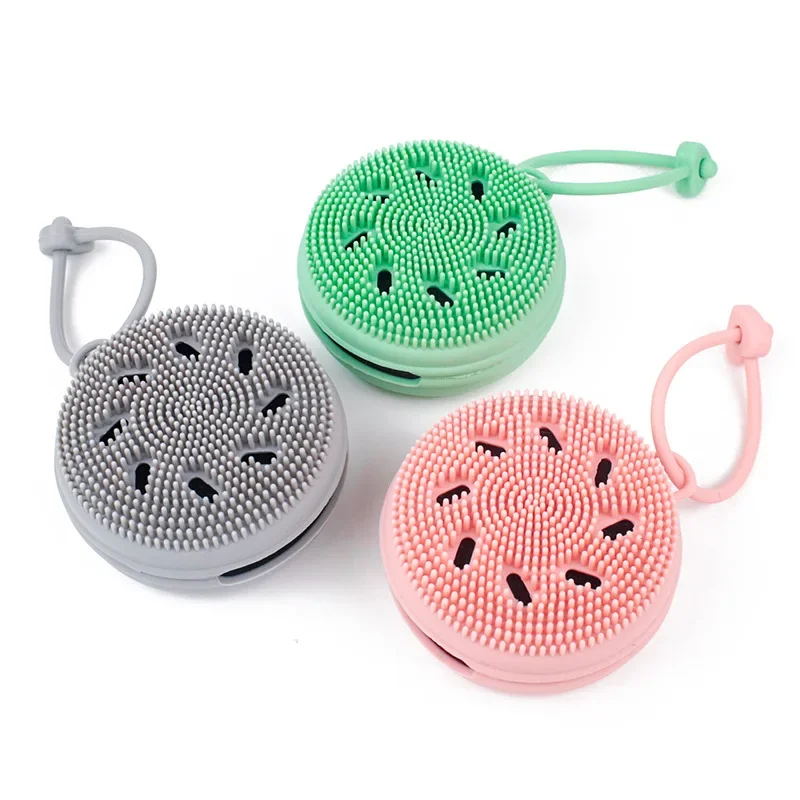 Escova de Limpeza Facial de Silicone para Esfoliação Profunda, Massagem e Remoção de Cravos - Mini Escova de Cuidados com a Pele