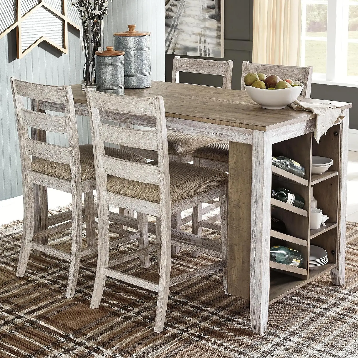 Counter Height Dining Table 60in Kitchen & Bar, Customized