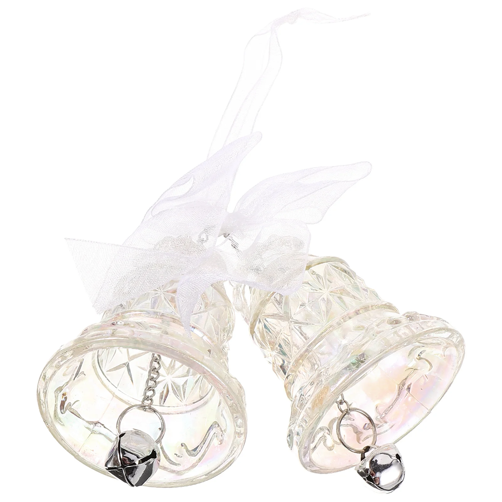 

Acrylic Bell Transparent Pendants Christmas Decor Party Bells Hanging Tree Festive Christmas Tree Hanging Bell Gifts
