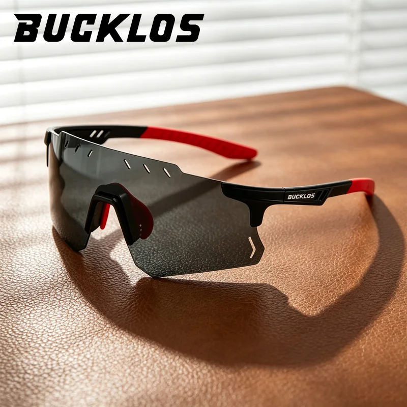 Image of BUCKLOS Sport Anti-Blendschutz Sonnenbrille Sanddichte Fahrrad-Schutzbrille Radfahrbrille Reitbrille Fahrrad-Sonnenbrille