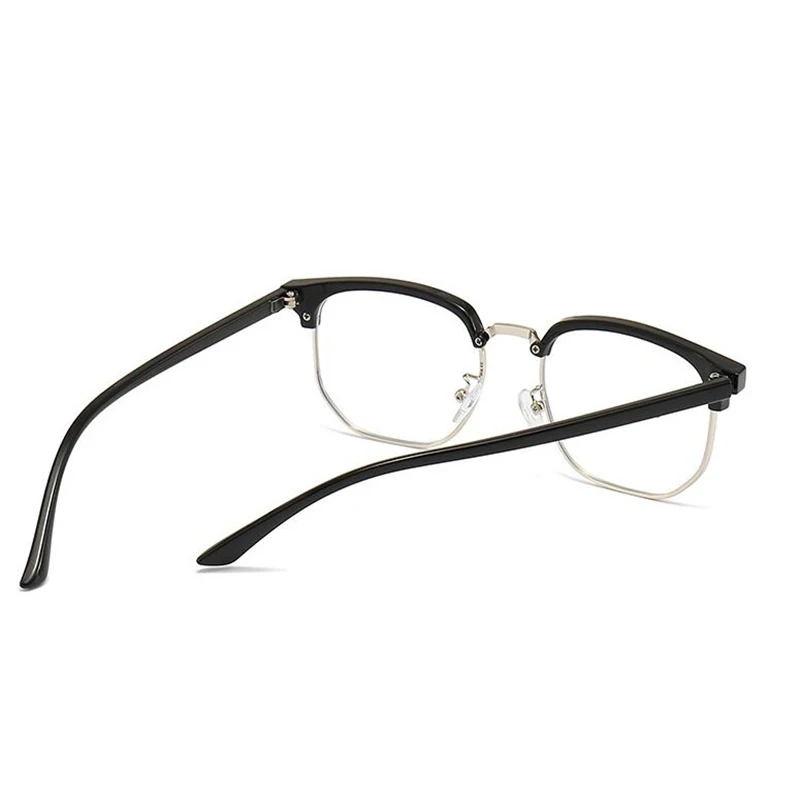 9613 Half Frame Square Optical Glasses With Prescription Anti Blue Rays/Photochromic/Myopia/Hyperopia Customized Eyeglasses