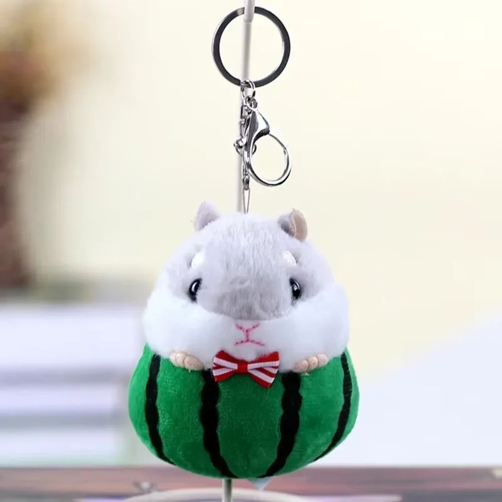 

Новые брелки с фруктовым хомяком, плюшевый мультяшный плюшевый брелок для ключей, брелок для хомяка