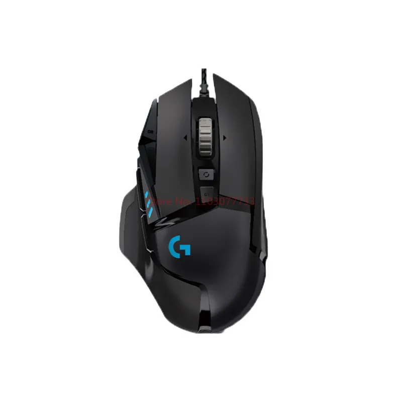 Imagem -05 - Logitech-mouse com Fio Hero G502 Acessórios Profissionais para Jogos 25600dpi Programação Luz Ajustável para pc Original