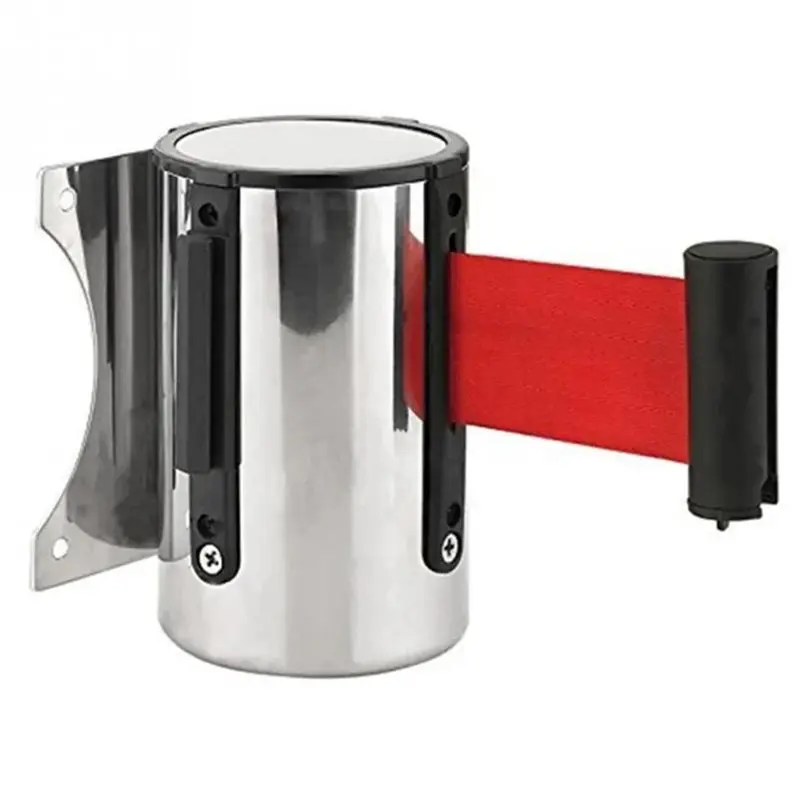 

HOTB72A Retractable Barrier Strips Wall Mounted Crowd Control System For Playgrounds And Educational Institutions School