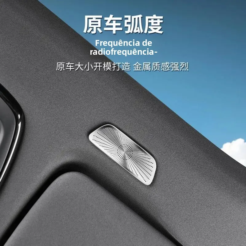 Capa Protetora de Áudio para Alto-falante de Teto Automotivo Volvo XC60 XC90 S60 S90 V60 S90, Adesivo de Modificação Automotiva, Peças de Acabamento