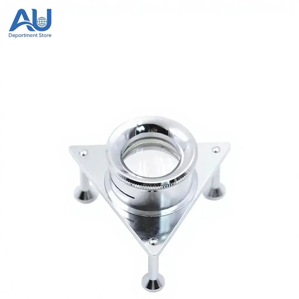 

10x Gemstone Loose Diamond Triangle Bracket Magnifying Glass Grading Tool Jewelry Identification Instrument