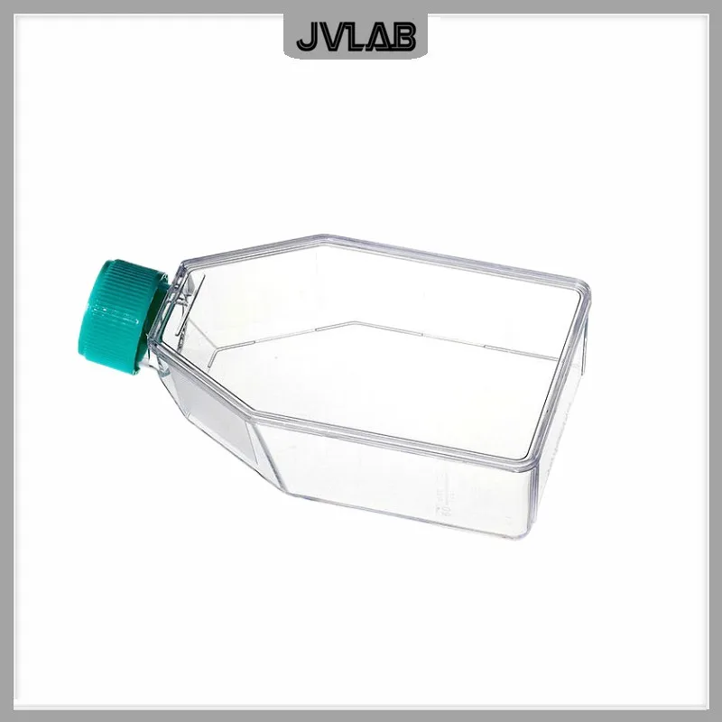 Cell and Tissue Culture Flask Canted Neck Flasks 600ml Standard Surface Treated Cell Growth Area 182cm2 Sterilized Pack of 5/PK