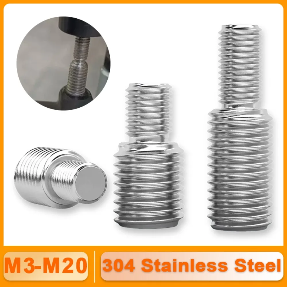 304 Stainless Steel Double Head Transfer Screws M3 M4 M5 M6 M8 M10 M12 M14 M16 M20 Male to Male Thread Adapter Conversion Bolts