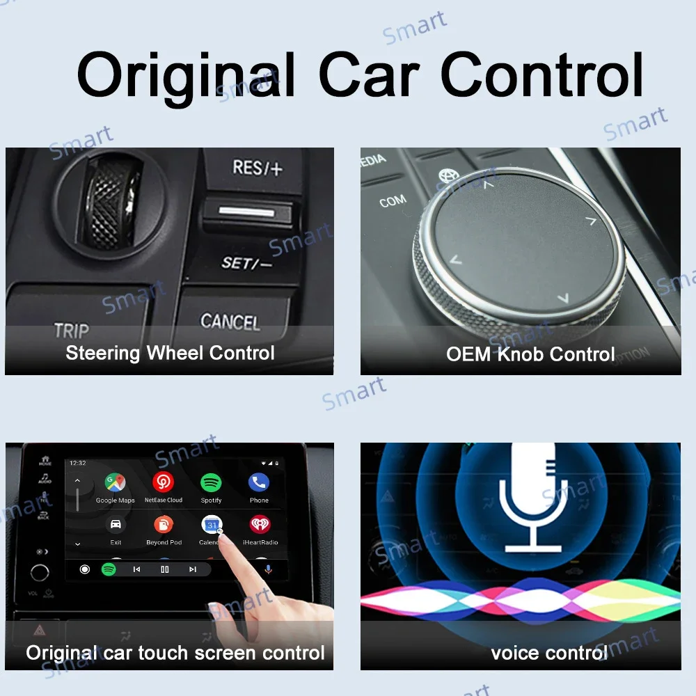 New Upgrade Mini Android Auto Adapter for Wired Android Auto Smart Carplay Ai Box Bluetooth WiFi Auto connect Wired to Wireless