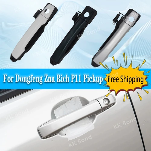 Conjunto de manija de puerta Exterior para pastilla Dongfeng Zna Rich P11, interruptor de manija de puerta Exterior delantera/trasera