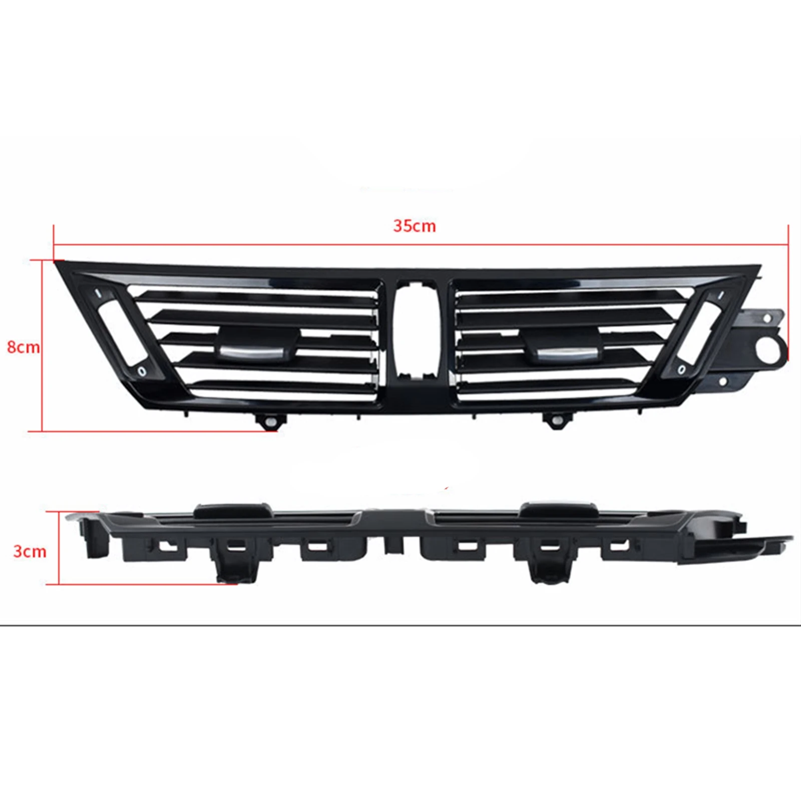 

Interior Dashboard Center A/C Air Vent Grille Dash Center Console Conditioning Outlet For BMW X1 E84 2010-2015