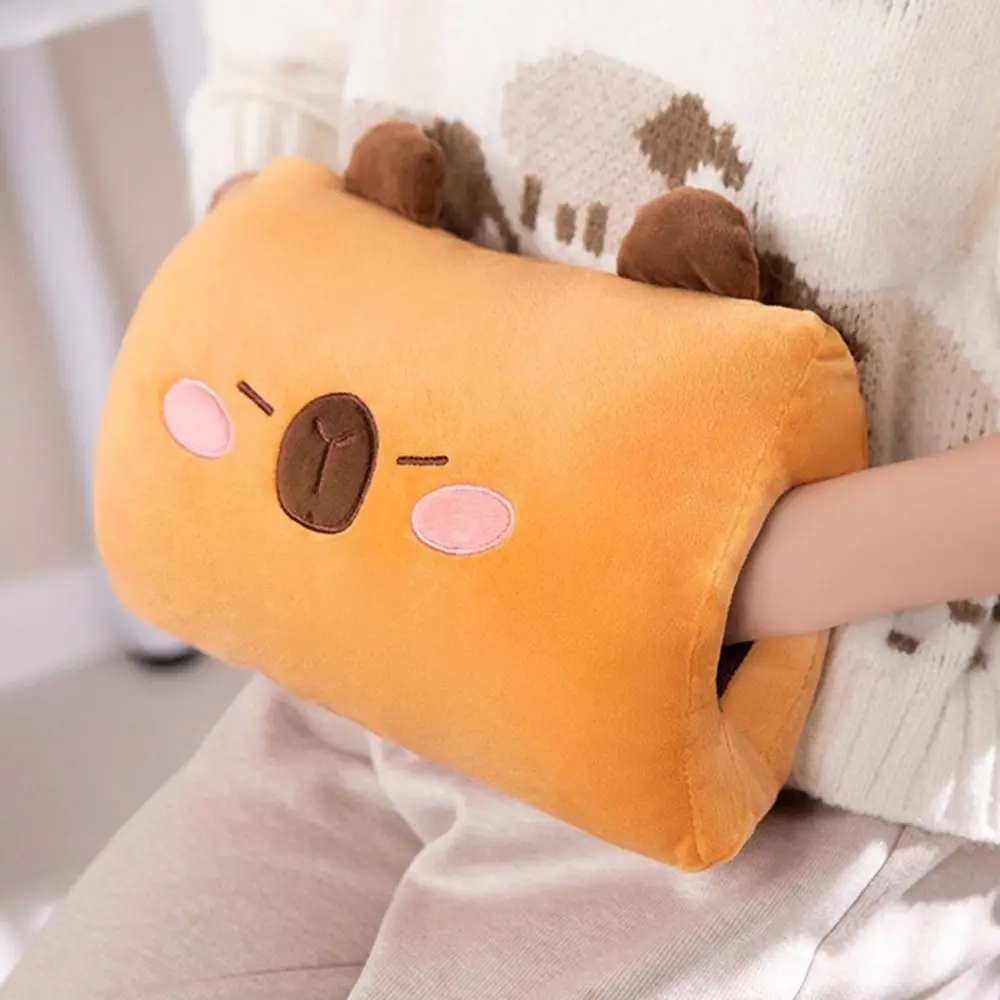 Lovely Cartoon Hand Warmer Pillow Kawaii Animal Shaped Plush Throw Pillow Keep Warm Soft Cute Plush Toy Animals Stuffed Toy