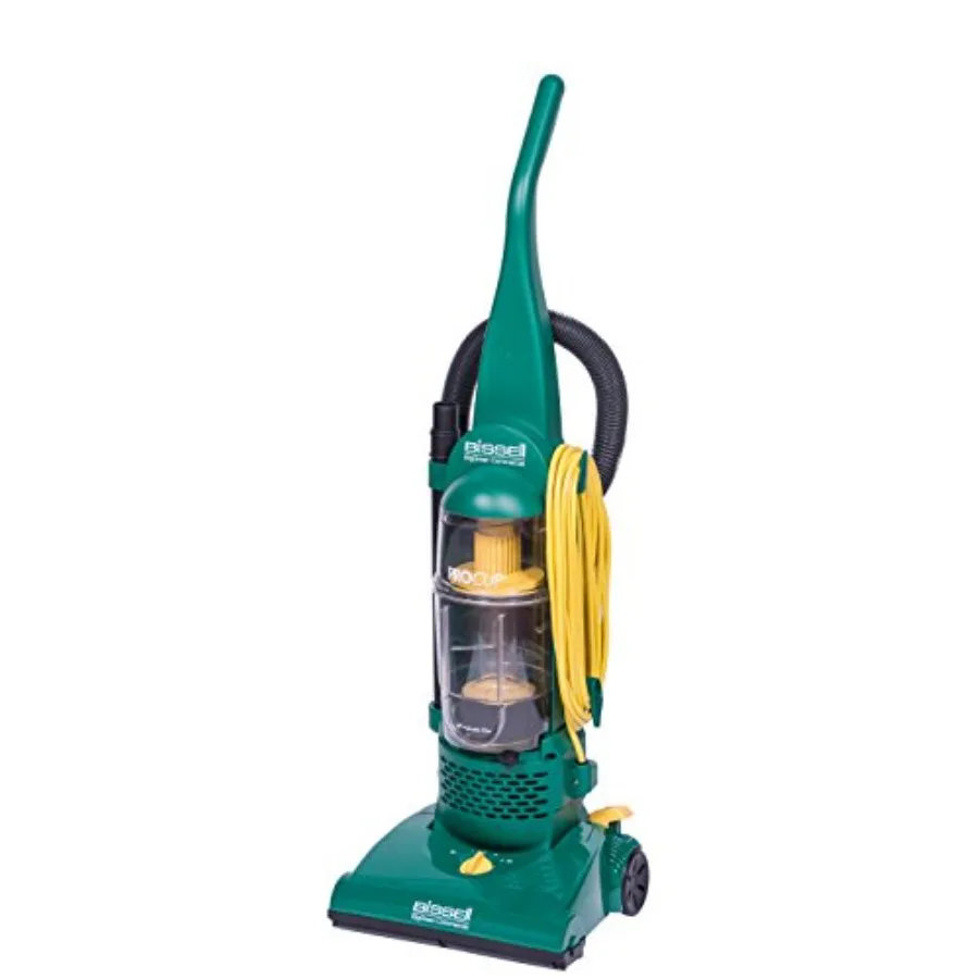 13.5 Pro Cup Bagless Upright Vacuum with On-board Tools for Home Use Polypropylene Construction Green Color 44 Height 13.5 Wide