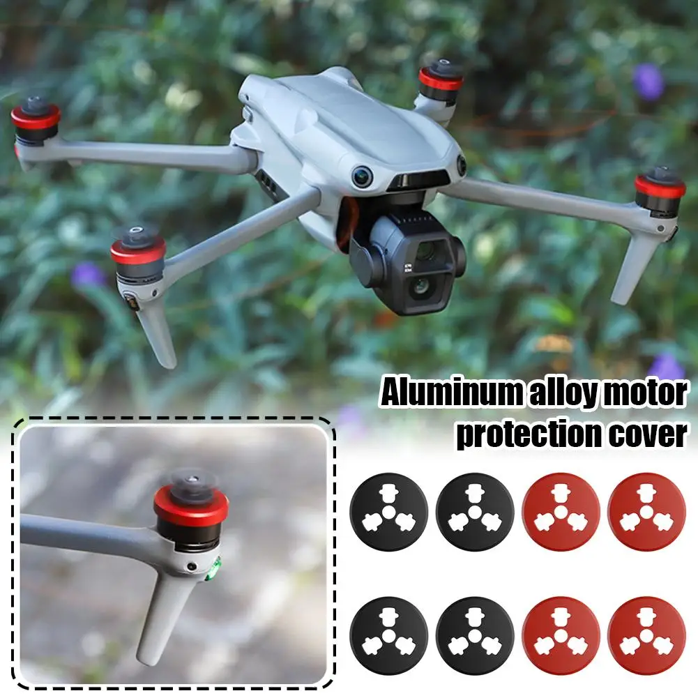 For DJI Air 3S Motor Cover Aluminum Alloy Motor Protection Cover For Maivc3 Pro Dustproof And Moisture-proof Accessories