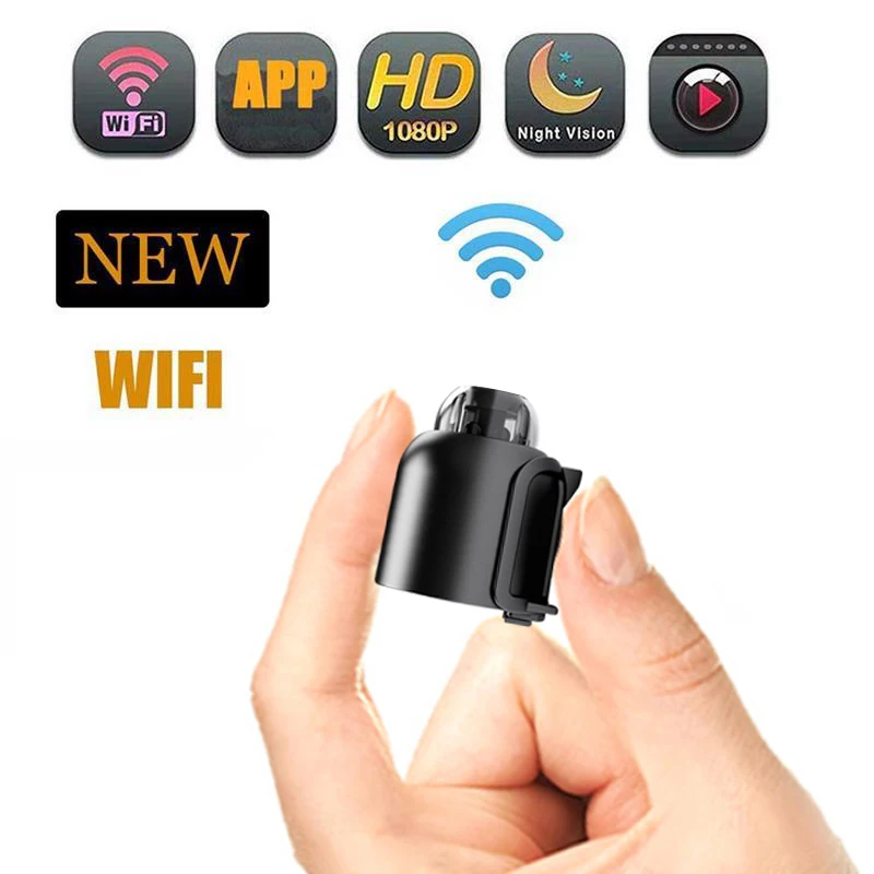 Mini caméra WiFi X5 HD 2MP, détecteur de son inclus, contrôle d'application pour le bureau à domicile, micro USB, moniteur pour bébé, Leuven 140