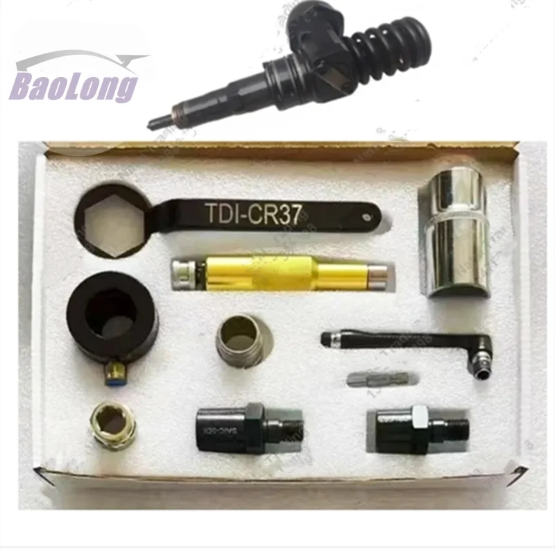 

for Audi VW 1.9 TDI 038130073 Unit injector Injection Pressure Stroke Measuring Disassemble Tool Repair Kits