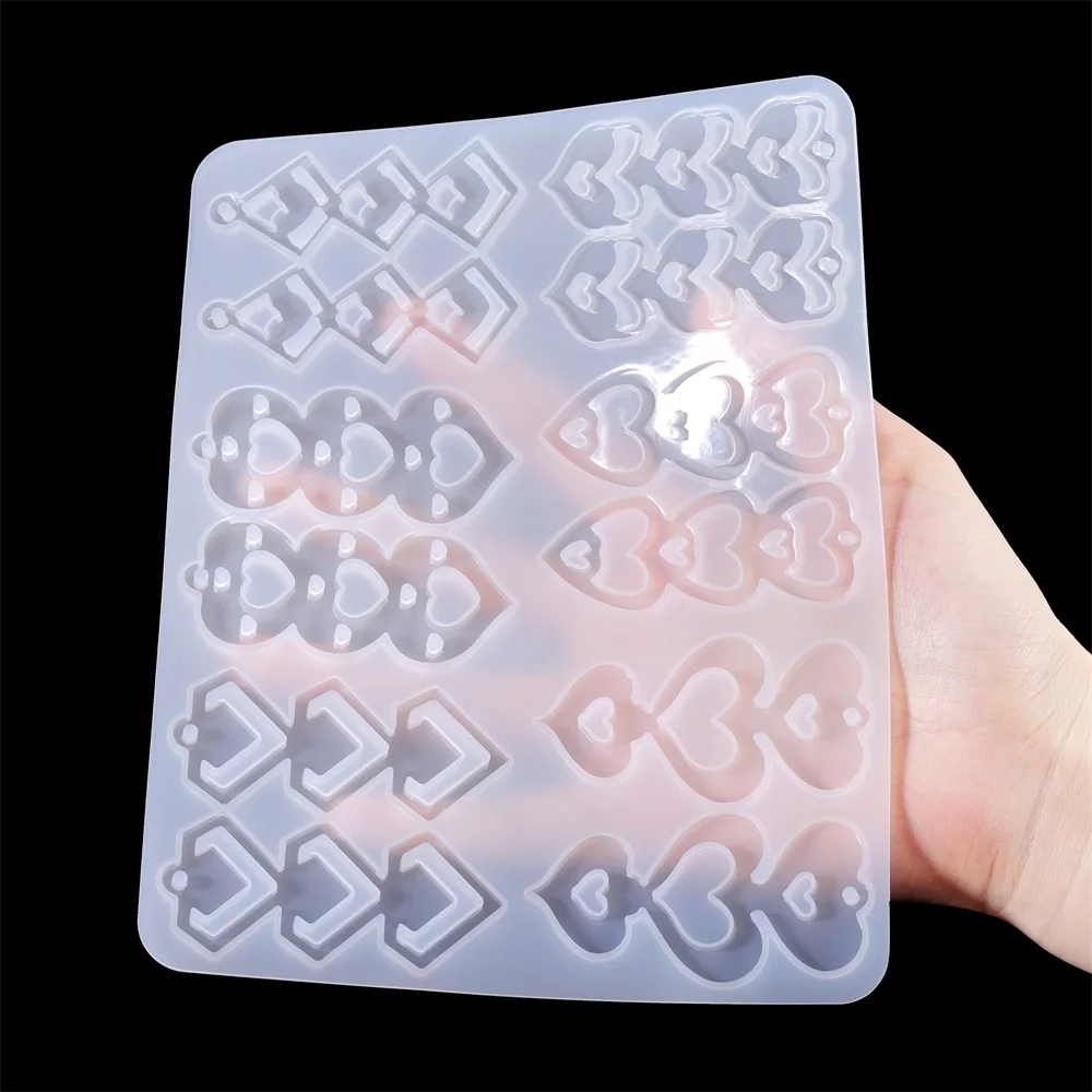 Best Sellers  Mold Irregular Drop Earring Mold For Craft DIY Charms Necklace And Keychain Crystal Epoxy Resin Jewelry Making