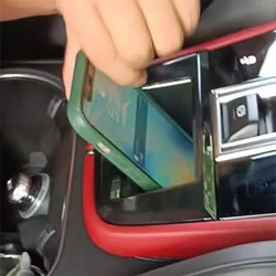 Car wireless charger for Porsche Cayenne 2016-2021 15w fast charger wireless phone charger charging pad panel phone holder