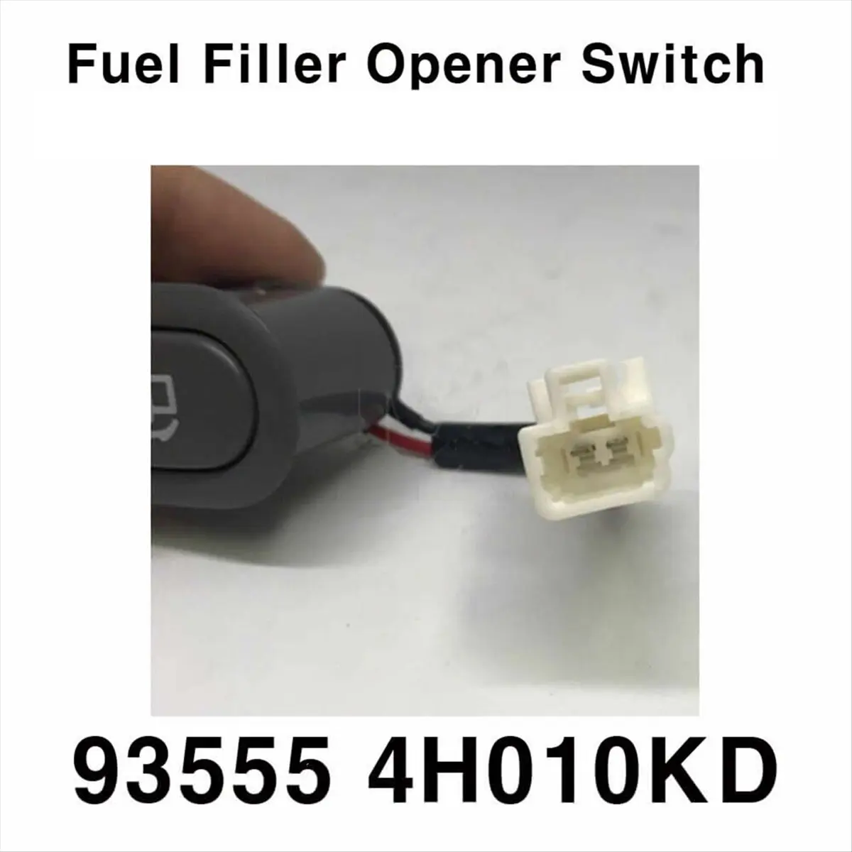 #65J 93555-4H010KD Fuel Filler Opener Switch Assembly for Hyundai i800,Fuel Filler Switch,(plastic)