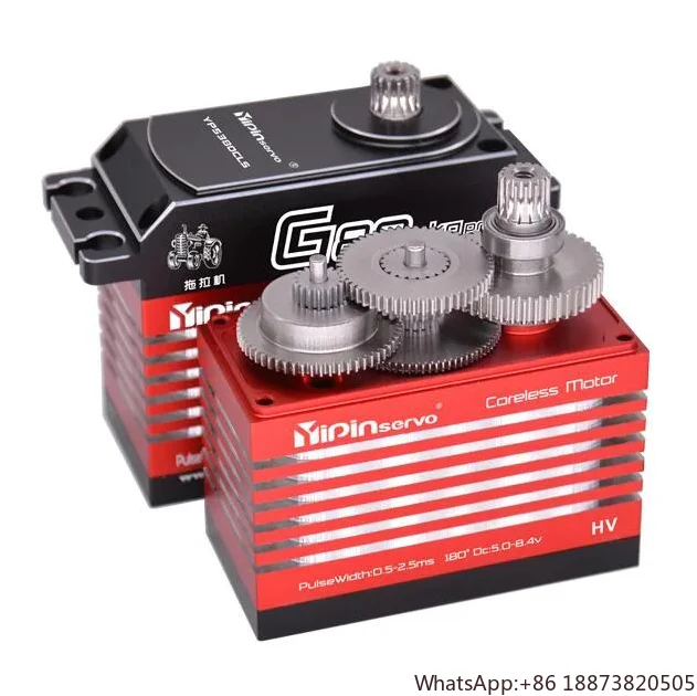 high performance 80kg 100kg HV Full Metal Coreless Big Model Servos Waterproof Large Torque 1/6 Scale RC Crawler Car