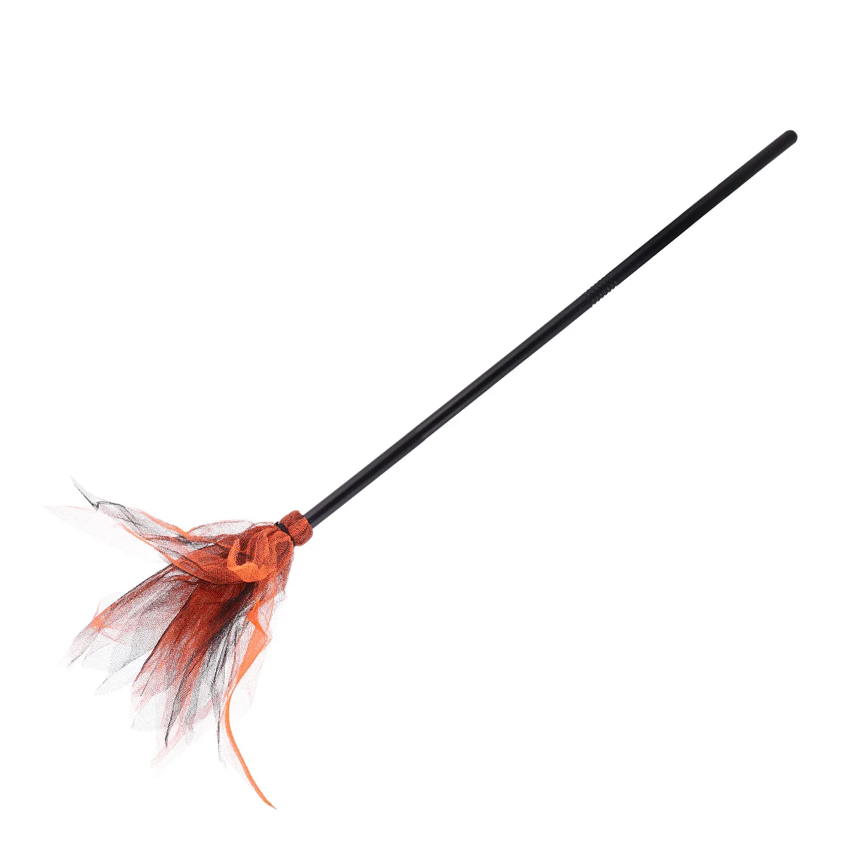Accesorio extensible de bruja para disfraz de Halloween, escoba de mago para fiesta de Cosplay, suministros de Halloween, escoba de malla con palo de escoba de bruja