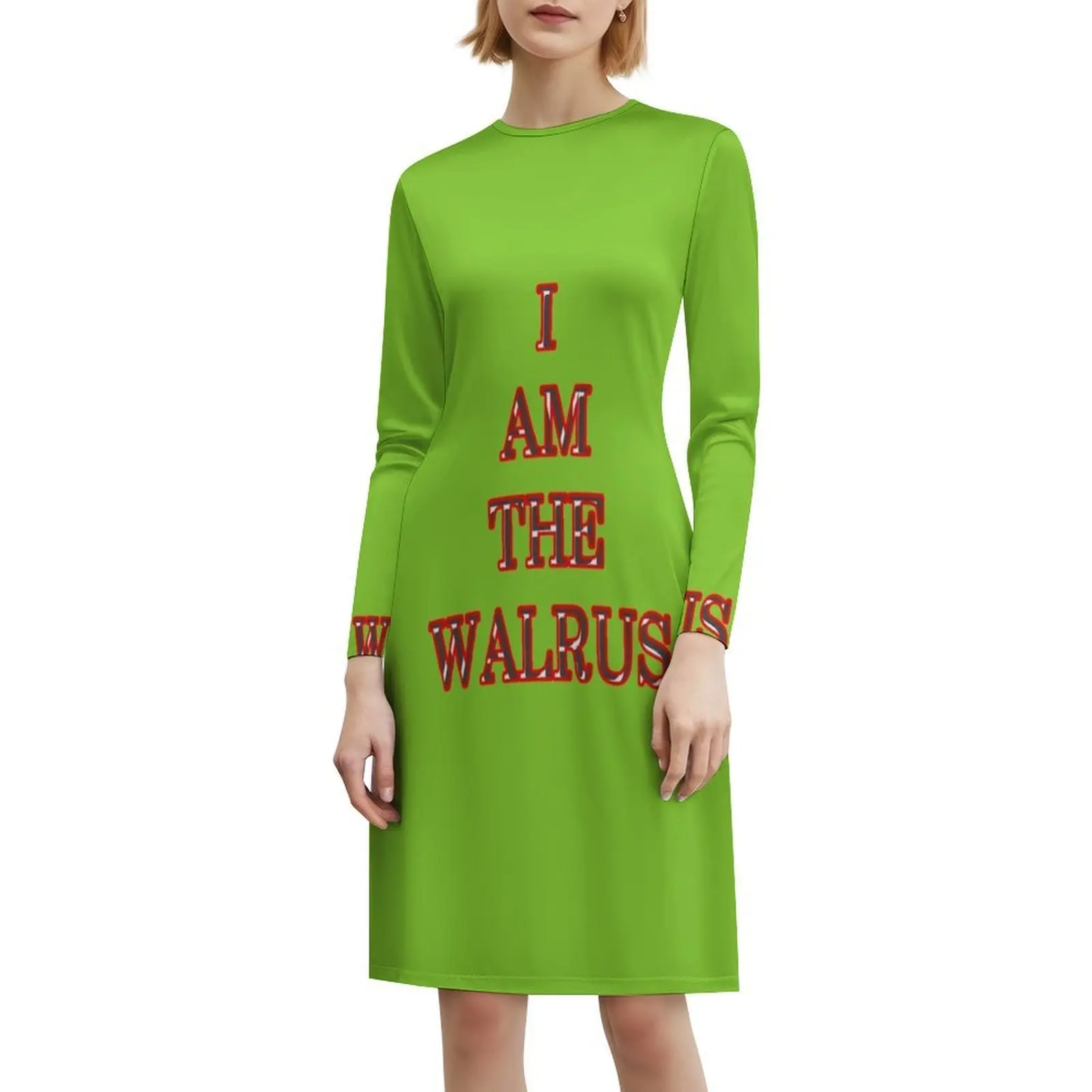 I Am The Walrus Floral Smock Dress For Women Spring Summer Casual Dress For Party I Am The Walrus I Am The Walrus The The #6